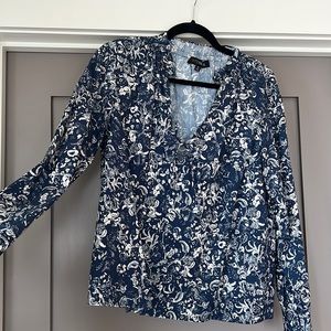 Intermix Blue Blouse- M